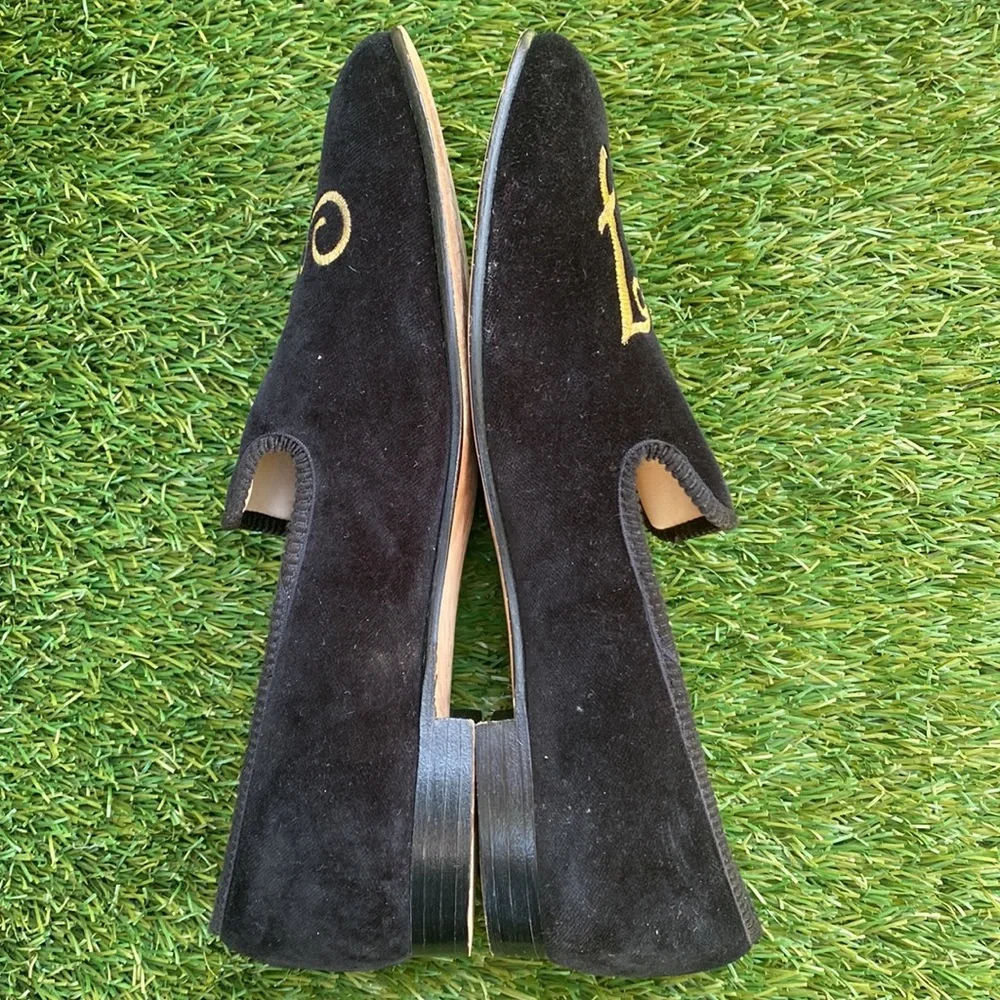 London Sole Loafers with Embroidered Initials “AGJ”